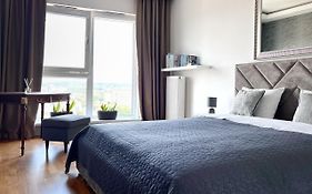 Capital Towers - Apartament Red Z Widokiem Na Panorame Miasta I Rzeke